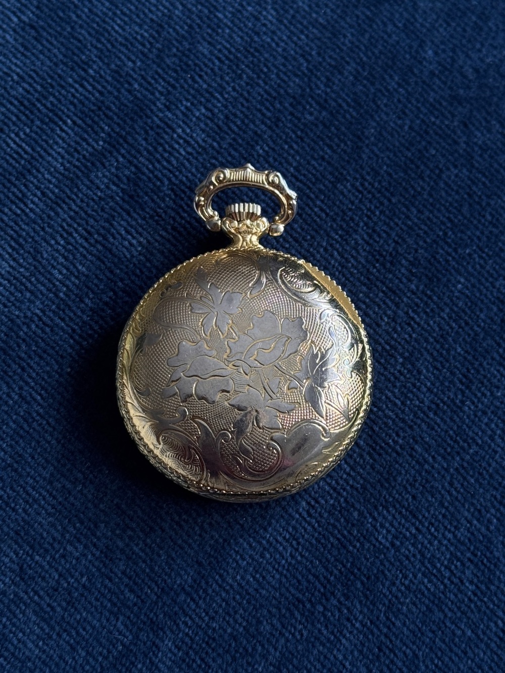 Antique Sheffield Pocket Watch Gold Filled Hunter Case Roman Dial NOT RUNNING